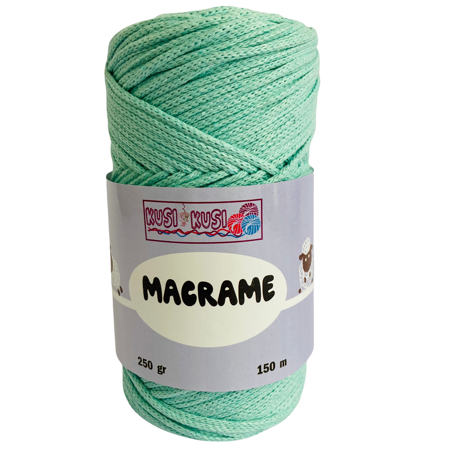 Lana Kusi Kusi Crea (antes Macrame) Verde Menta # 25