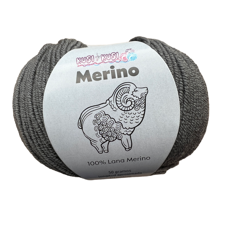 Lana Kusi Kusi Merino Gris # 250314
