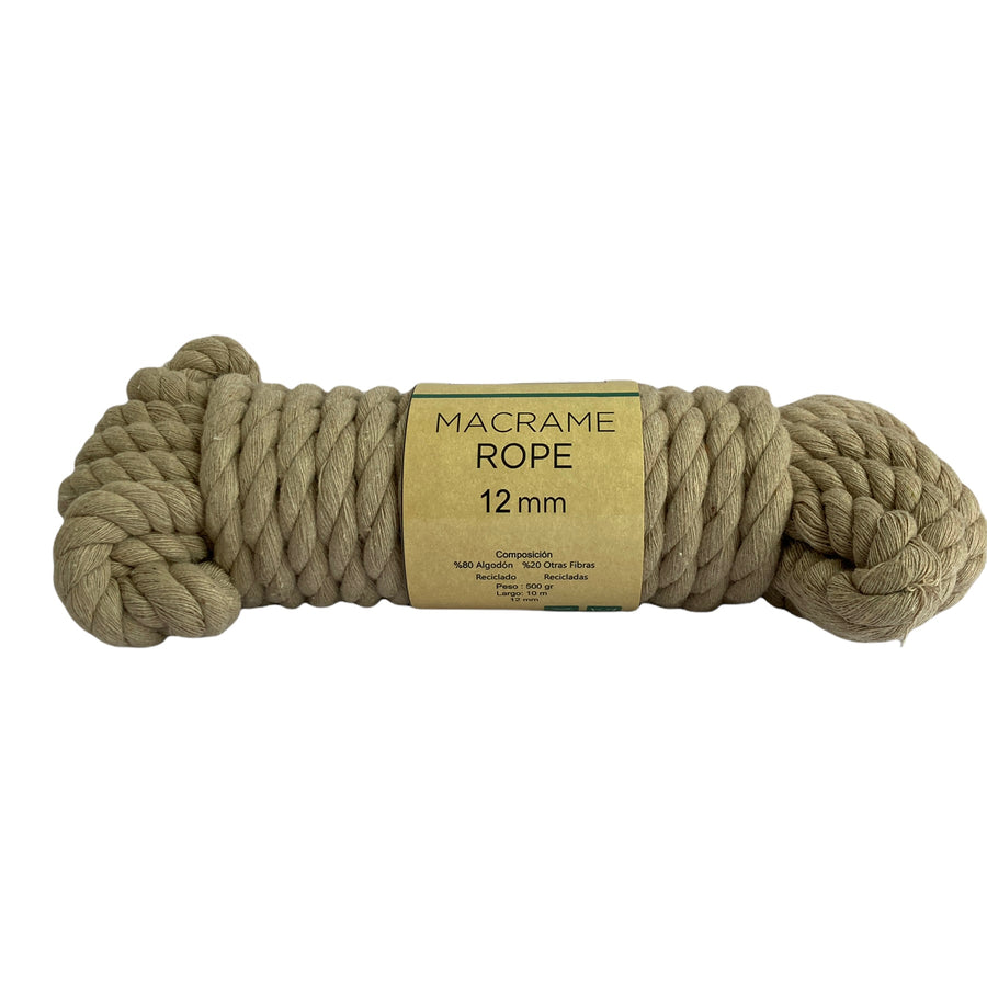 Lana Kusi Kusi Rope/Cuerda Beige 12 mm # 3