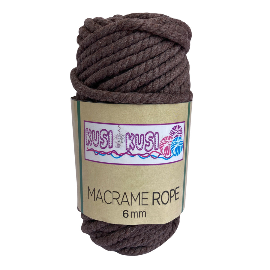 Lana Kusi Kusi Rope/Cuerda Cafe 6 mm # 04