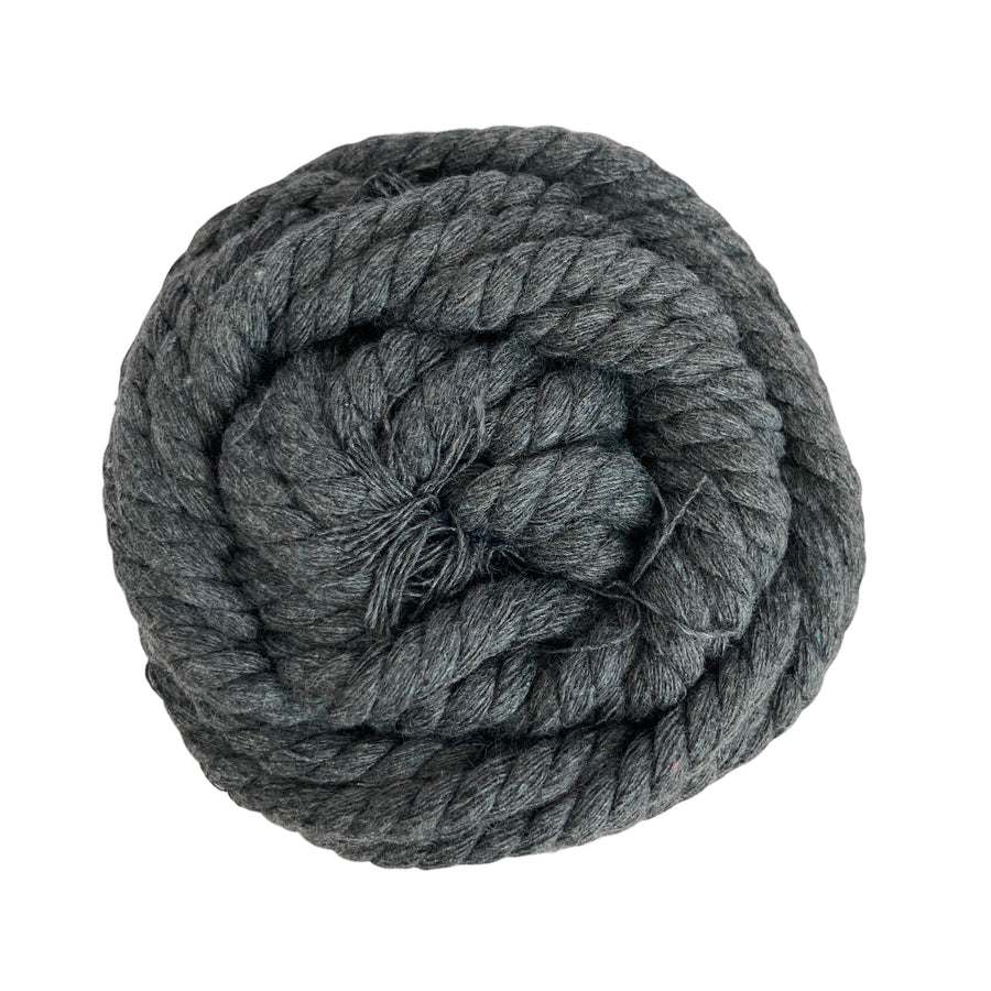 Lana Kusi Kusi Rope/Cuerda Gris Oscuro 6 mm # 23