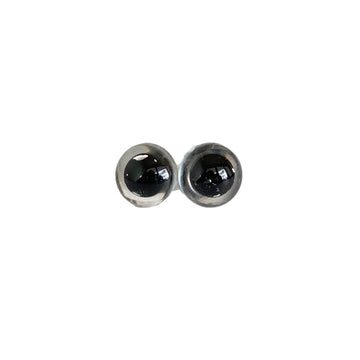 Ojos de seguridad para Amigurumi Crochet 30 piezas de 0.630-0.945 in, ojos  de plástico negro grandes de seguridad, ojos de animales de peluche, ojos