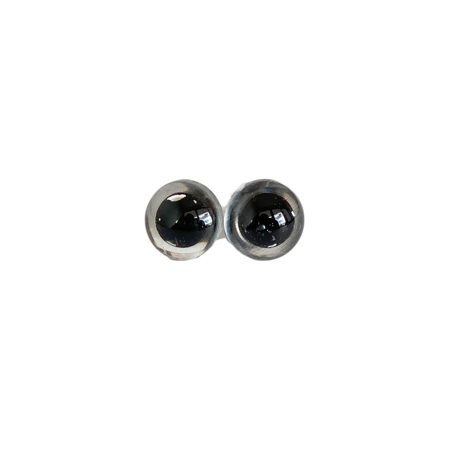 Ojos de seguridad Iris transparente con seguro 14 mm